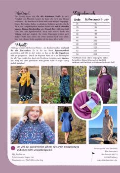 Preview: Schnittmuster Blaubeerkleid von Blaubeerstern